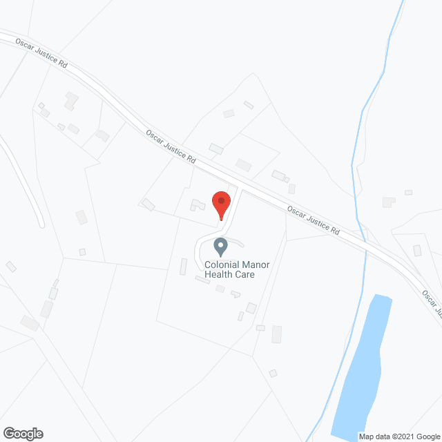 Map of the neighborhood around Colonial Manor Health Care