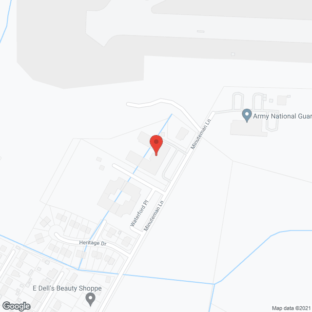 Map of the neighborhood around NBA St John's Housing