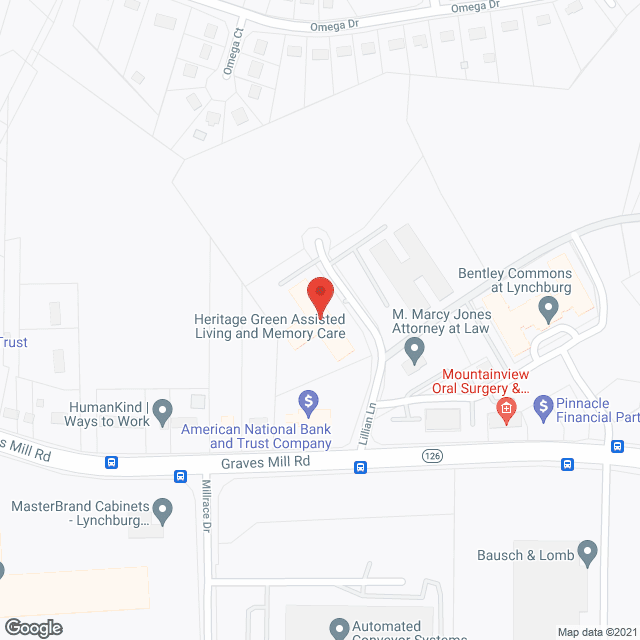 Map of the neighborhood around Eden Pines