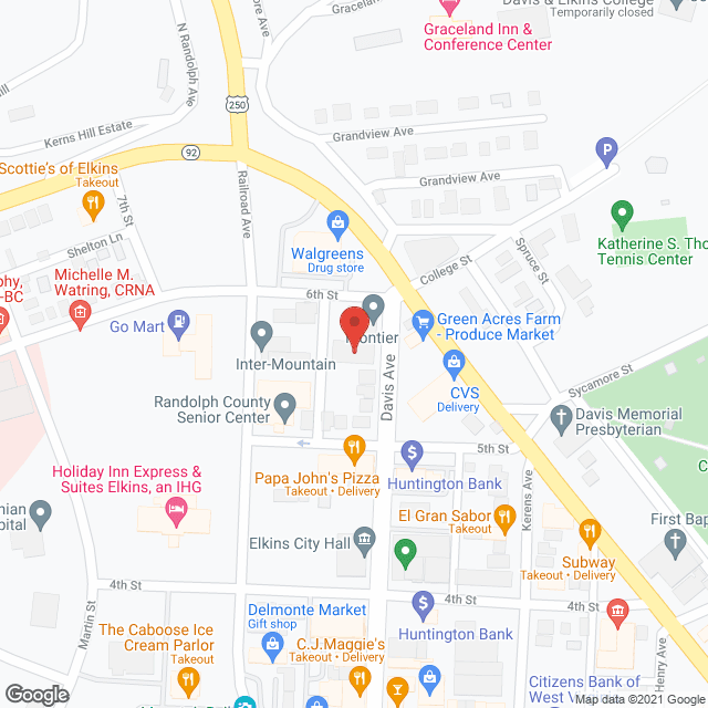 Map of the neighborhood around Valentine Personal Care Home