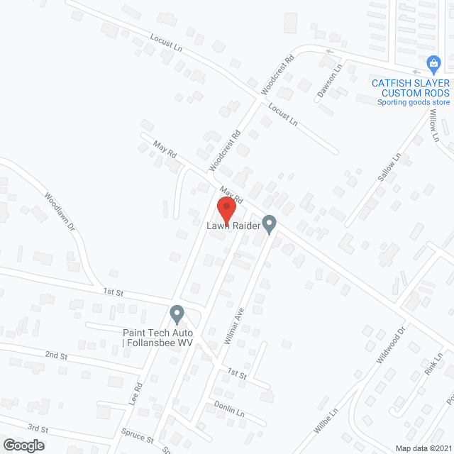 Map of the neighborhood around Golden Oaks Residential Board
