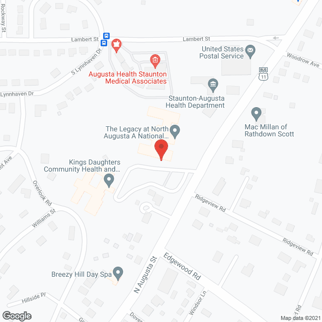 Map of the neighborhood around The Legacy at North Augusta