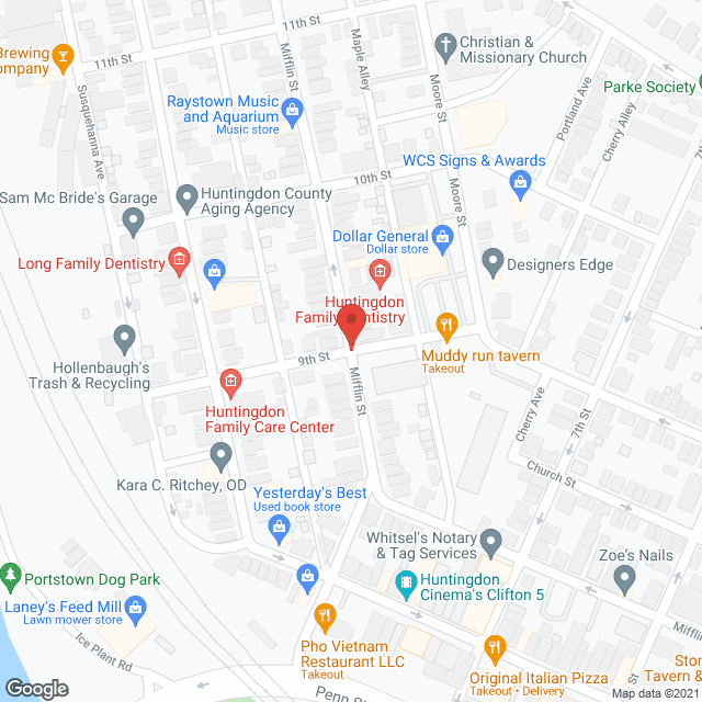 Map of the neighborhood around De Forrest Apartments