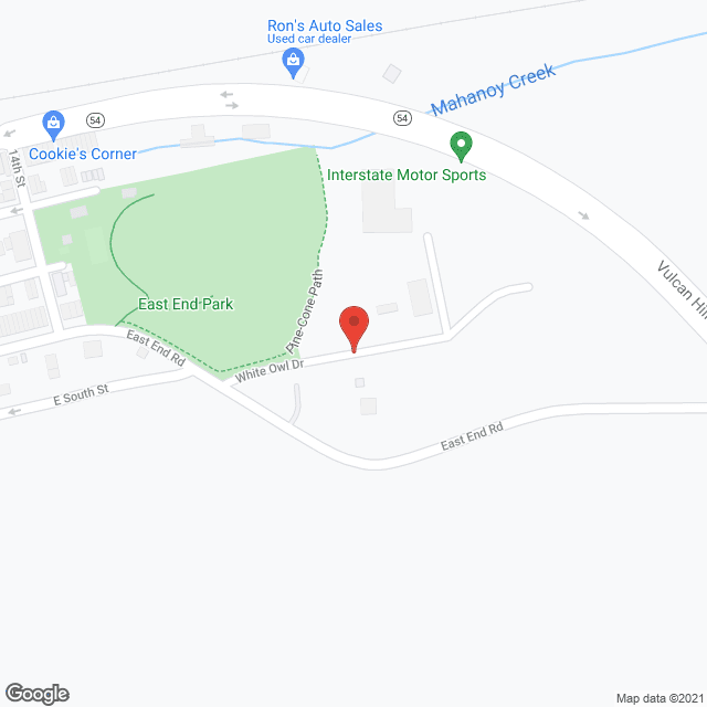 Map of the neighborhood around White Owl Manor