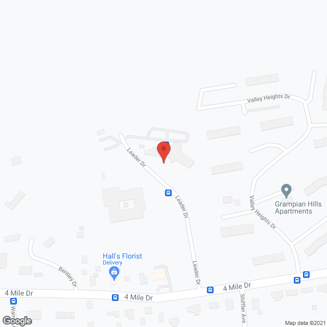 Map of the neighborhood around Manor Care Health Svc