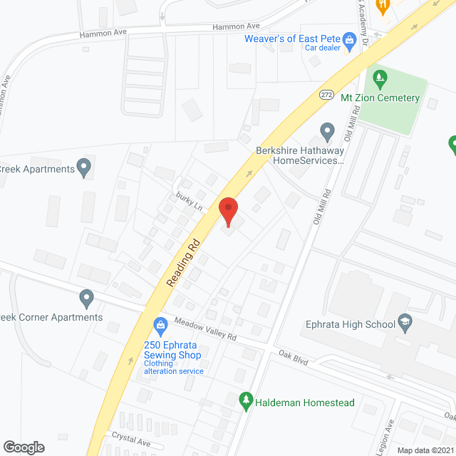 Map of the neighborhood around Personal Touch Assisted Living