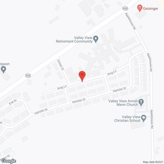 Map of the neighborhood around Valley View Retirement Cmnty
