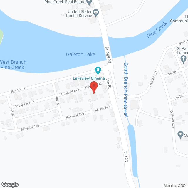 Map of the neighborhood around Drake's Personal Care Home