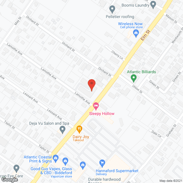 Map of the neighborhood around Mc Arthur Home