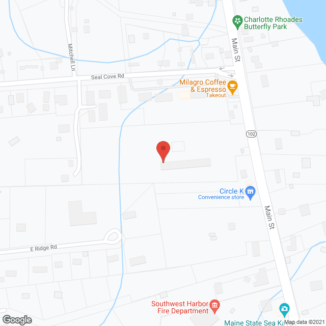 Map of the neighborhood around Norwood Cove