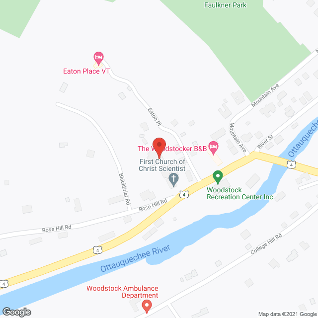 Map of the neighborhood around Mertens House