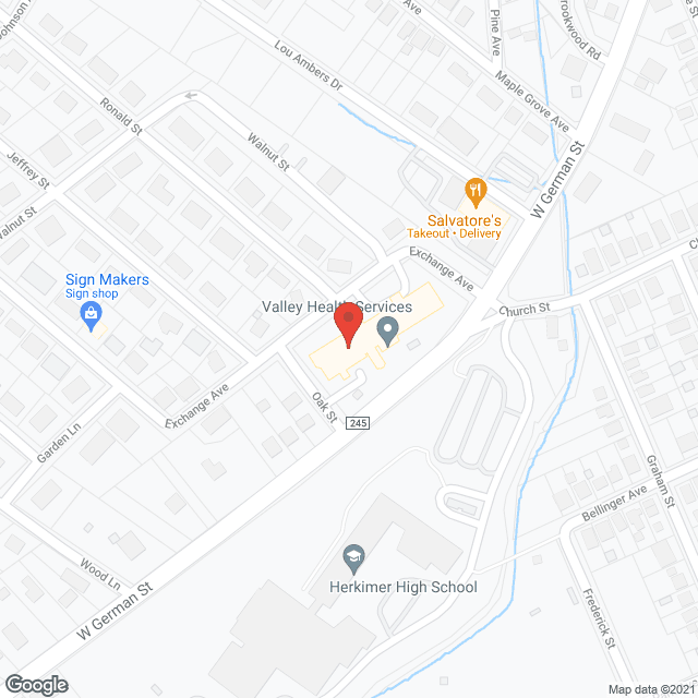 Map of the neighborhood around Valley Health Svc Inc