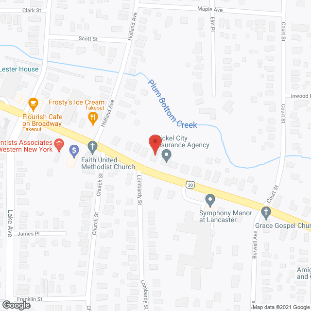 Map of the neighborhood around Bethany Home