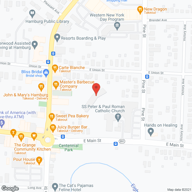 Map of the neighborhood around Creek Bend Heights Apartments