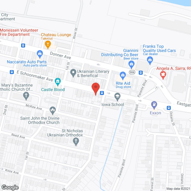 Map of the neighborhood around Eastgate Manor