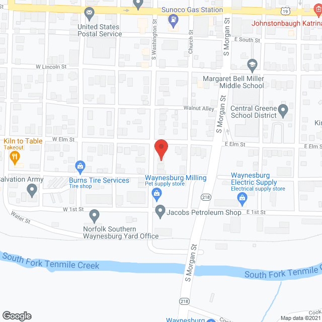 Map of the neighborhood around Braun S Personal Care Home