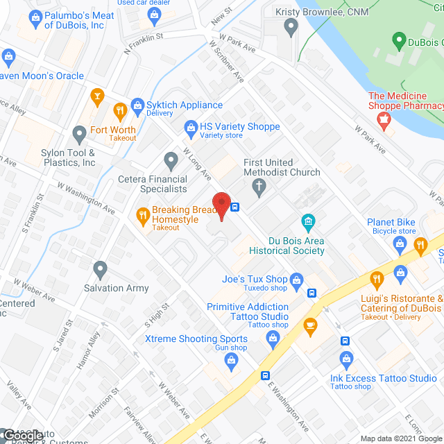 Map of the neighborhood around St Michael Terrace