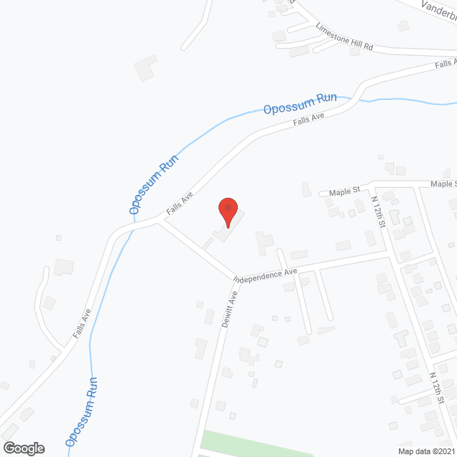 Map of the neighborhood around Hillside Estates Suites