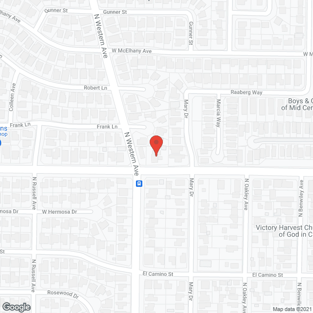 Map of the neighborhood around Smile