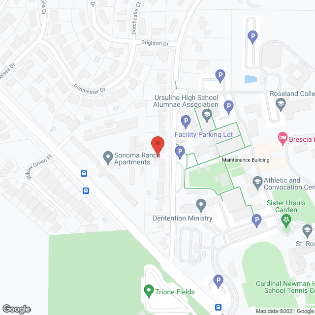 Map of the neighborhood around Golden Villa