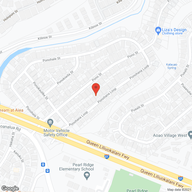 Map of the neighborhood around Joyce Yamaoka Care Home