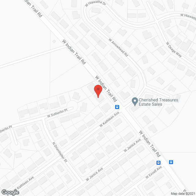 Map of the neighborhood around Home Sweet Home AFH