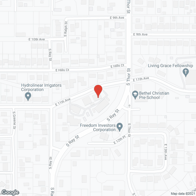Map of the neighborhood around Hart Terrace Apartments