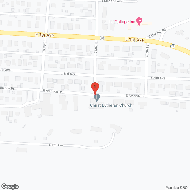 Map of the neighborhood around Quail Court