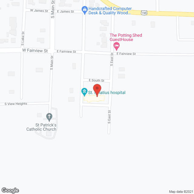 Map of the neighborhood around Manor