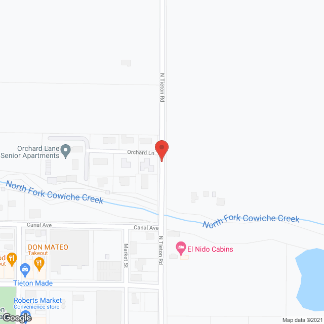 Map of the neighborhood around Orchard Lane Retirement Apts