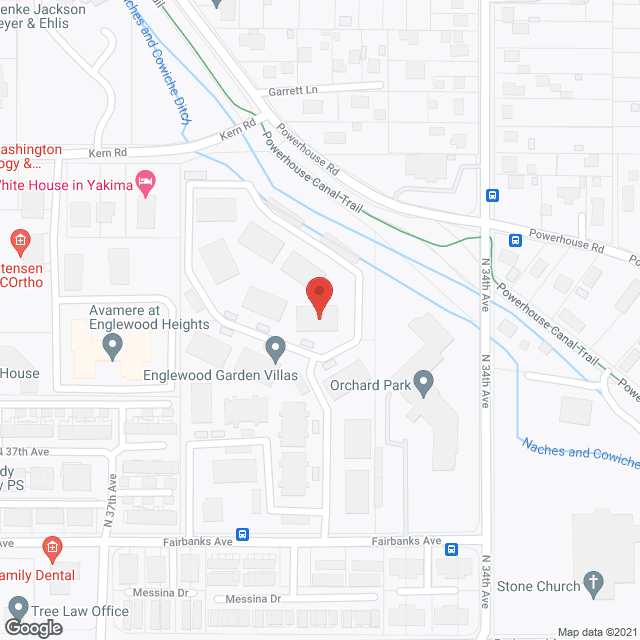 Map of the neighborhood around Englewood Garden Apartments