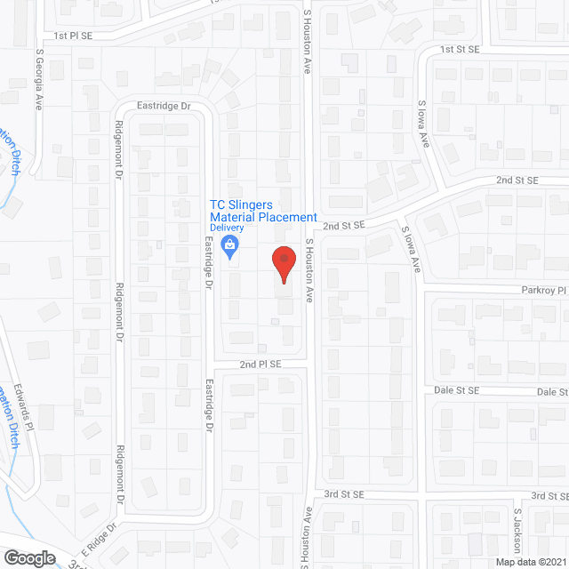 Map of the neighborhood around Golden Heart Home II