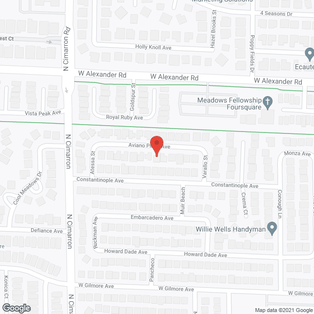 Map of the neighborhood around Massiel Merritt Residential