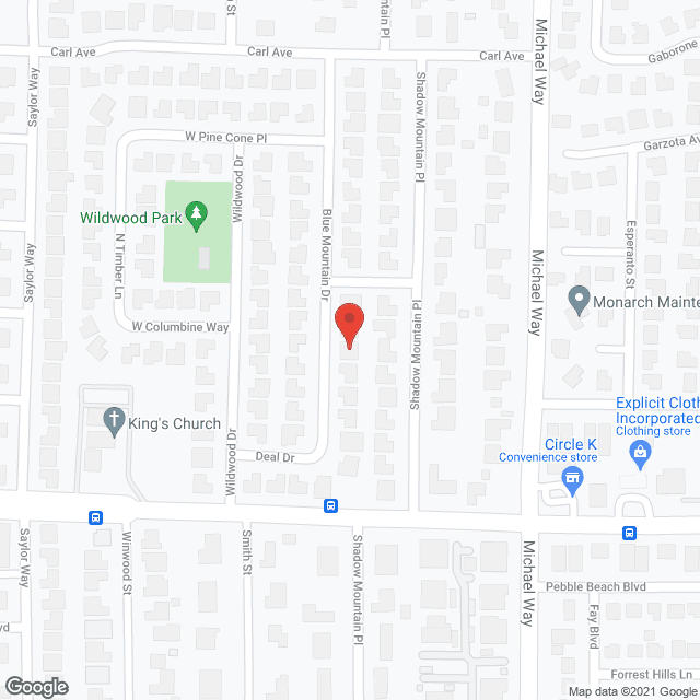 Map of the neighborhood around First Care Home of Love West