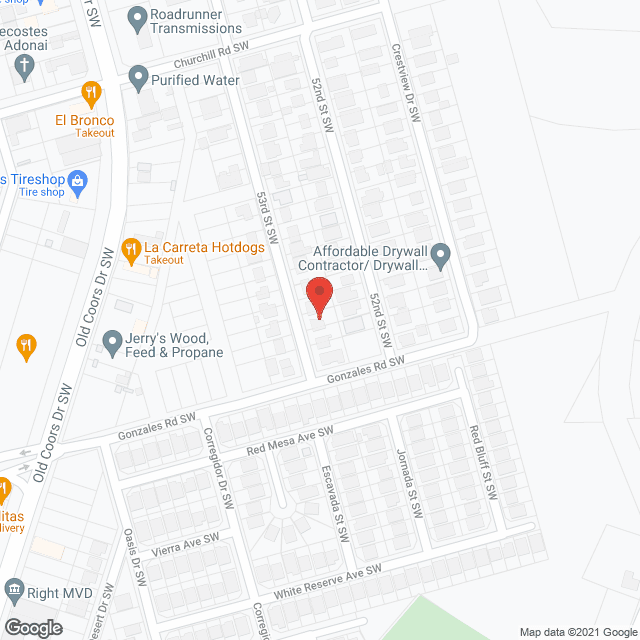Map of the neighborhood around Sally Wilkins Res Home Care