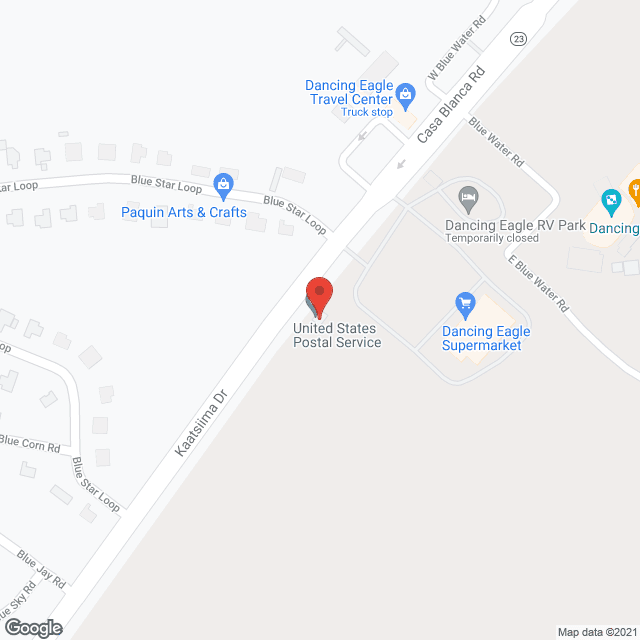 Map of the neighborhood around Laguna Rainbow Elderly Care