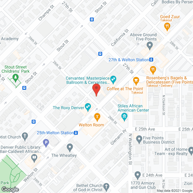 Map of the neighborhood around Wise Harris Arms Complex