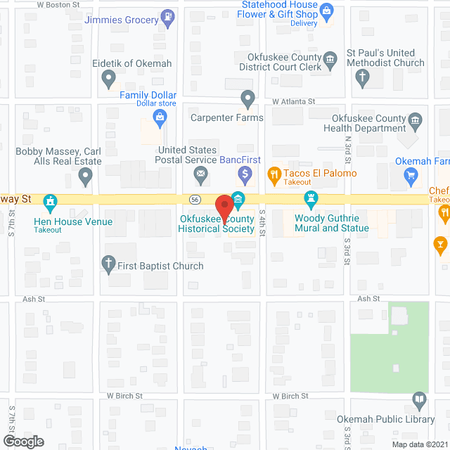 Map of the neighborhood around Keystone Home Care