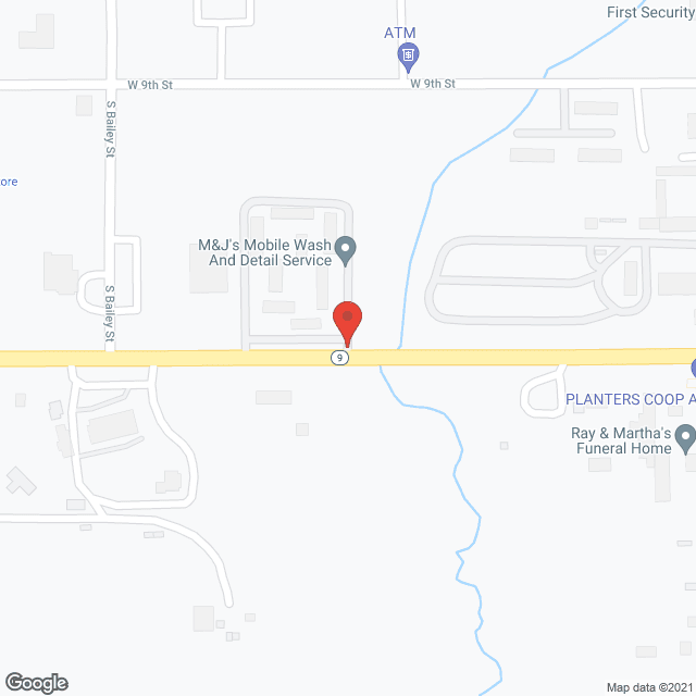 Map of the neighborhood around Elmwood Manor Apartments