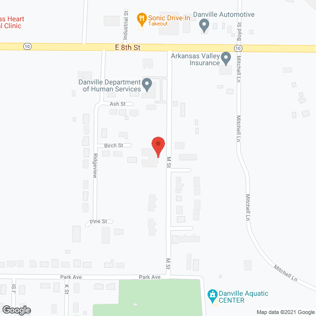 Map of the neighborhood around Parkview Manor
