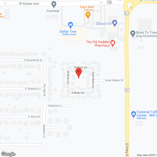 Map of the neighborhood around River Manor Inc