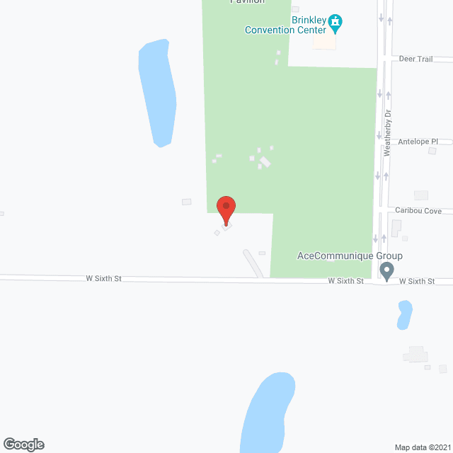 Map of the neighborhood around Christopher Homes of Brinkley