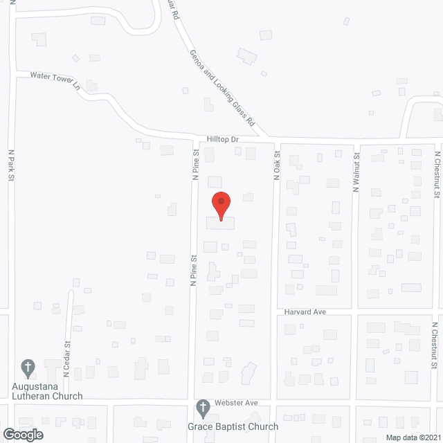 Map of the neighborhood around Hoffmeister Homes Inc