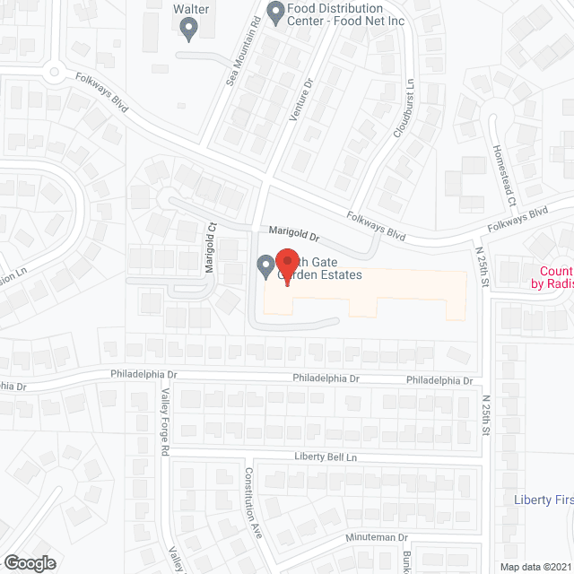 Map of the neighborhood around North Gate Garden Estates