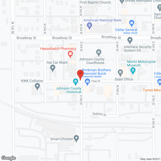 Map of the neighborhood around Tecumseh Manor