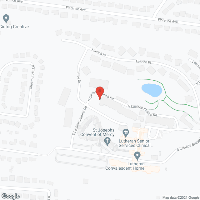 Map of the neighborhood around Senior Care Network