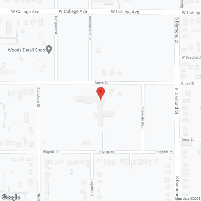 Map of the neighborhood around Heritage Health-Jacksonville