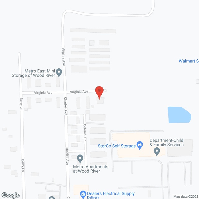 Map of the neighborhood around Thelma Terrace