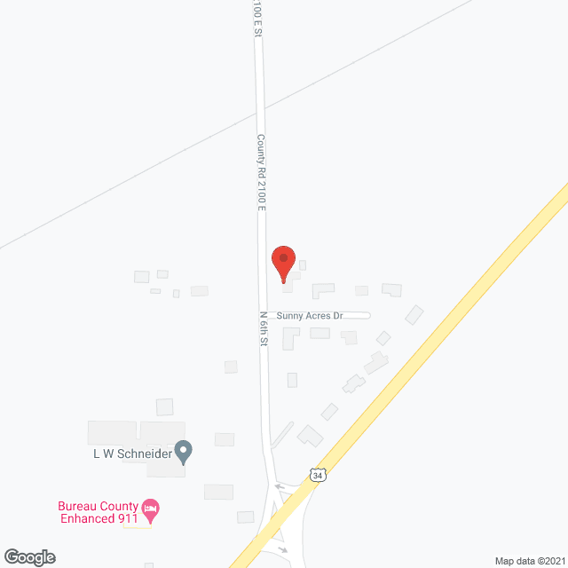 Map of the neighborhood around Country Comfort