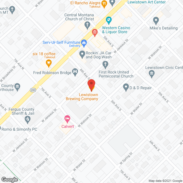 Map of the neighborhood around Valle Vista Manor